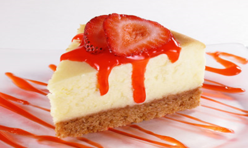 cheese cake morango