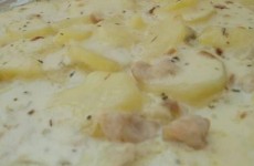 Frango cremoso com batata