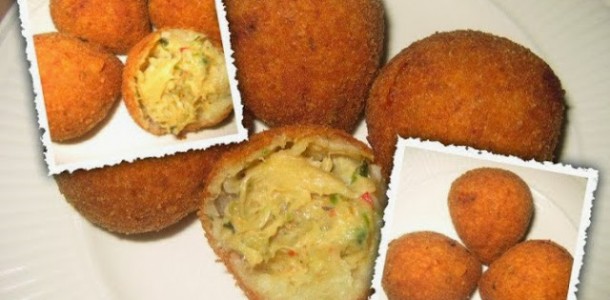 coxinhas de bacalhau