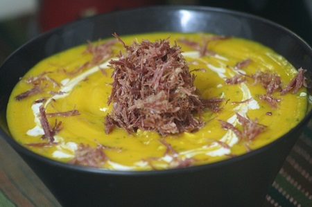 creme-de-abobora-com-carne-seca