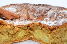 bolo de maça e canela