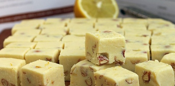 Fudge de Limão Siciliano e Amêndoas